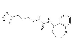 1-(2,3,4,5-tetrahydro-1-benzoxepin-5-yl)-3-(4-thiazol-2-ylbutyl)urea