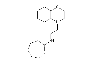 2-(2,3,4a,5,6,7,8,8a-octahydrobenzo[b][1,4]oxazin-4-yl)ethyl-cycloheptyl-amine