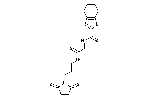 N-[2-keto-2-(3-succinimidopropylamino)ethyl]-4,5,6,7-tetrahydrobenzothiophene-2-carboxamide