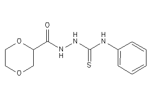 1-(1,4-dioxane-2-carbonylamino)-3-phenyl-thiourea