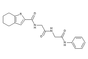 N-[2-[(2-anilino-2-keto-ethyl)amino]-2-keto-ethyl]-4,5,6,7-tetrahydrobenzothiophene-2-carboxamide