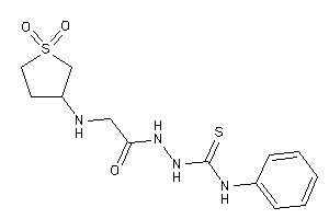 1-[[2-[(1,1-diketothiolan-3-yl)amino]acetyl]amino]-3-phenyl-thiourea