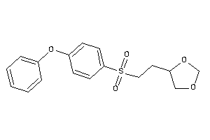 4-[2-(4-phenoxyphenyl)sulfonylethyl]-1,3-dioxolane