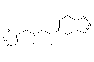 1-(6,7-dihydro-4H-thieno[3,2-c]pyridin-5-yl)-2-(2-thenylsulfinyl)ethanone