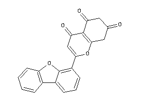 2-dibenzofuran-4-yl-8H-chromene-4,5,7-trione