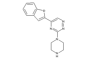 5-(benzofuran-2-yl)-3-piperazino-1,2,4-triazine