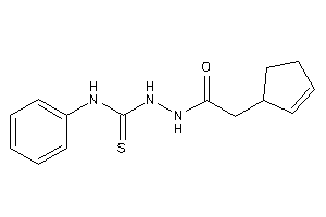 1-[(2-cyclopent-2-en-1-ylacetyl)amino]-3-phenyl-thiourea