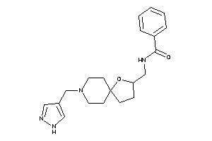 Image of N-[[8-(1H-pyrazol-4-ylmethyl)-4-oxa-8-azaspiro[4.5]decan-3-yl]methyl]benzamide