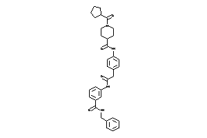 N-[4-[2-[3-(benzylcarbamoyl)anilino]-2-keto-ethyl]phenyl]-1-(cyclopentanecarbonyl)isonipecotamide