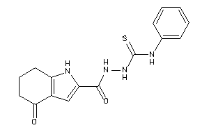 1-[(4-keto-1,5,6,7-tetrahydroindole-2-carbonyl)amino]-3-phenyl-thiourea