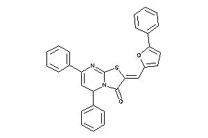 5,7-diphenyl-2-[(5-phenyl-2-furyl)methylene]-5H-thiazolo[3,2-a]pyrimidin-3-one