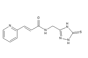 3-(2-pyridyl)-N-[(5-thioxo-1,4-dihydro-1,2,4-triazol-3-yl)methyl]acrylamide