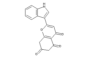 Image of 2-(1H-indol-3-yl)-8H-chromene-4,5,7-trione