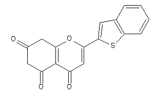 Image of 2-(benzothiophen-2-yl)-8H-chromene-4,5,7-trione