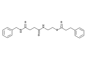 Image of 3-phenylpropionic Acid 2-[[4-(benzylamino)-4-keto-butanoyl]amino]ethyl Ester