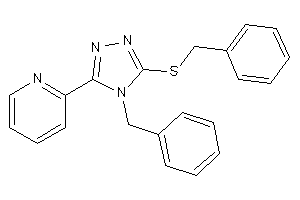 2-[4-benzyl-5-(benzylthio)-1,2,4-triazol-3-yl]pyridine