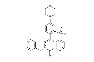 N-benzyl-9,10,10-triketo-6-morpholino-thioxanthene-1-carboxamide