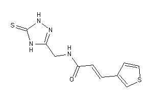 3-(3-thienyl)-N-[(5-thioxo-1,4-dihydro-1,2,4-triazol-3-yl)methyl]acrylamide