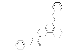 Image of N-benzyl-6-(phenoxymethyl)-1,3,4,7,8,10-hexahydropyrano[4,3-c][1,6]naphthyridine-2-carboxamide