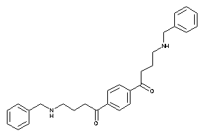 4-(benzylamino)-1-[4-[4-(benzylamino)butanoyl]phenyl]butan-1-one