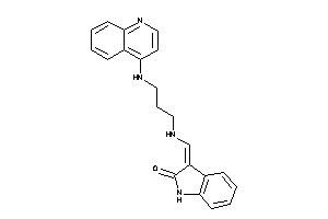 3-[[3-(4-quinolylamino)propylamino]methylene]oxindole