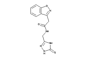 Image of 2-indoxazen-3-yl-N-[(5-thioxo-1,4-dihydro-1,2,4-triazol-3-yl)methyl]acetamide