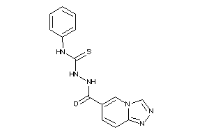 1-phenyl-3-([1,2,4]triazolo[4,3-a]pyridine-6-carbonylamino)thiourea