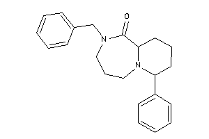 2-benzyl-7-phenyl-3,4,5,7,8,9,10,10a-octahydropyrido[1,2-a][1,4]diazepin-1-one