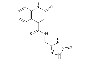 2-keto-N-[(5-thioxo-1,4-dihydro-1,2,4-triazol-3-yl)methyl]-3,4-dihydro-1H-quinoline-4-carboxamide