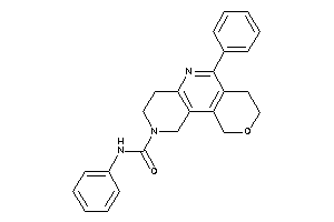 N,6-diphenyl-1,3,4,7,8,10-hexahydropyrano[4,3-c][1,6]naphthyridine-2-carboxamide