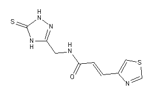 3-thiazol-4-yl-N-[(5-thioxo-1,4-dihydro-1,2,4-triazol-3-yl)methyl]acrylamide