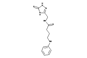 4-anilino-N-[(5-thioxo-1,4-dihydro-1,2,4-triazol-3-yl)methyl]butyramide