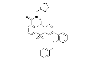 Image of 6-(2-benzoxyphenyl)-9,10,10-triketo-N-(tetrahydrofurfuryl)thioxanthene-1-carboxamide