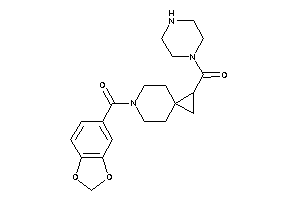 Piperazino-(6-piperonyloyl-6-azaspiro[2.5]octan-2-yl)methanone
