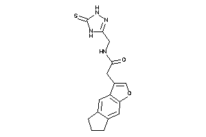 2-(6,7-dihydro-5H-cyclopenta[f]benzofuran-3-yl)-N-[(5-thioxo-1,4-dihydro-1,2,4-triazol-3-yl)methyl]acetamide