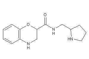 N-(pyrrolidin-2-ylmethyl)-3,4-dihydro-2H-1,4-benzoxazine-2-carboxamide