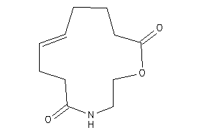 Image of 2-oxa-5-azacyclotridec-9-ene-1,6-quinone