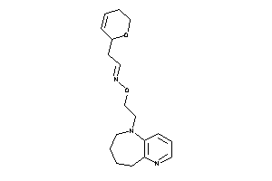 Image of 2-(3,6-dihydro-2H-pyran-6-yl)ethylidene-[2-(6,7,8,9-tetrahydropyrido[3,2-b]azepin-5-yl)ethoxy]amine