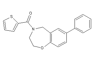 Image of (7-phenyl-3,5-dihydro-2H-1,4-benzoxazepin-4-yl)-(2-thienyl)methanone