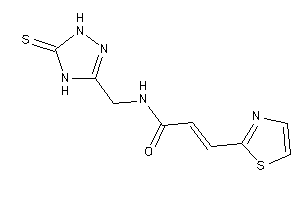 3-thiazol-2-yl-N-[(5-thioxo-1,4-dihydro-1,2,4-triazol-3-yl)methyl]acrylamide