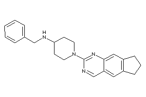 Benzyl-[1-(7,8-dihydro-6H-cyclopenta[g]quinazolin-2-yl)-4-piperidyl]amine