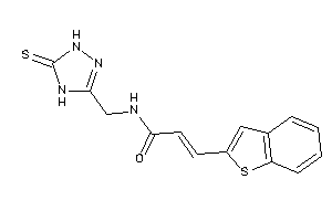 3-(benzothiophen-2-yl)-N-[(5-thioxo-1,4-dihydro-1,2,4-triazol-3-yl)methyl]acrylamide