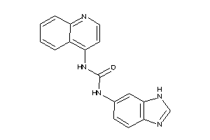 1-(3H-benzimidazol-5-yl)-3-(4-quinolyl)urea