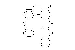 1-(4-keto-10-phenoxy-1,2,3,6,7,11b-hexahydropyrido[2,1-a]isoquinolin-2-yl)-3-phenyl-urea