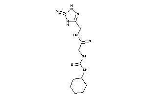 2-(cyclohexylcarbamoylamino)-N-[(5-thioxo-1,4-dihydro-1,2,4-triazol-3-yl)methyl]acetamide