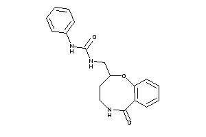 1-[(6-keto-2,3,4,5-tetrahydro-1,5-benzoxazocin-2-yl)methyl]-3-phenyl-urea