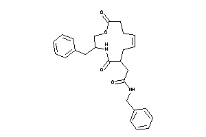 Image of N-benzyl-2-(10-benzyl-7,12-diketo-8-oxa-11-azacyclododec-3-en-1-yl)acetamide