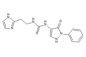 1-[2-(1H-imidazol-2-yl)ethyl]-3-(5-keto-1-phenyl-3-pyrazolin-4-yl)urea