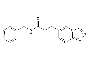 N-benzyl-3-imidazo[1,5-a]pyrimidin-3-yl-propionamide
