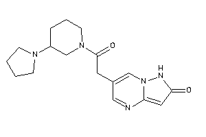 6-[2-keto-2-(3-pyrrolidinopiperidino)ethyl]-1H-pyrazolo[1,5-a]pyrimidin-2-one